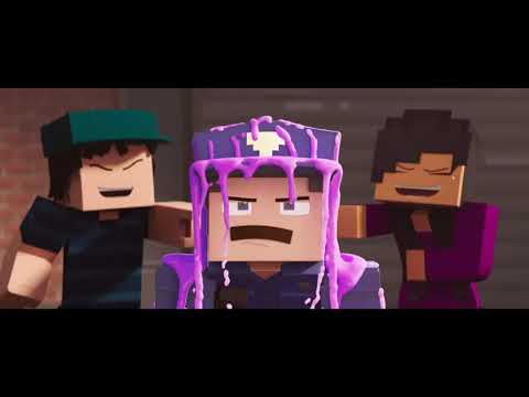 LandFox 2 - "Purple Girl" (I'm Psycho) - Minecraft Animation Music Video (1 hour)