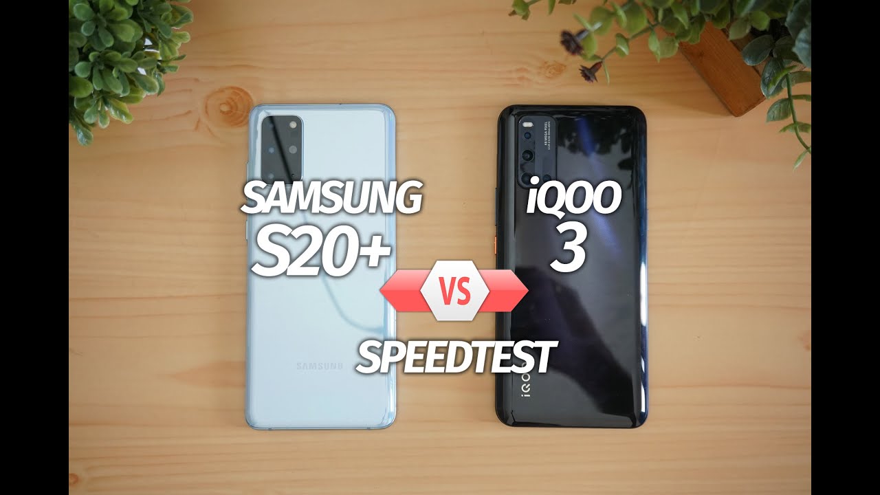 Samsung Galaxy S20+ vs iQOO 3 Speedtest