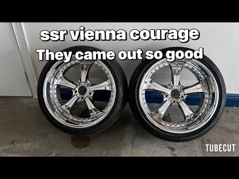 rebuilding some rare ssr vienna courages 3 piece wheels for my 350z