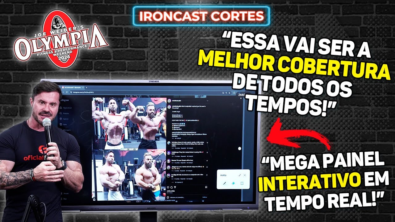 CARIANI E BALESTRIN REVELARAM NOVIDADES PARA AS TRANSMISSÕES DO MR. OLYMPIA 2024 – IRONCAST CORTES