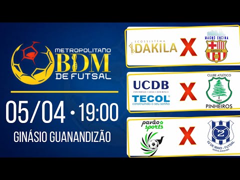 METROPOLITANO BDM de FUTSAL dia 05/04/2022  #123webtv #123descontoscg #metropolitano #bdm