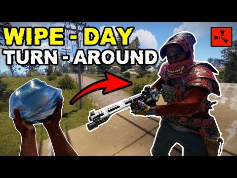 The PERFECT SOLO WIPE-DAY Turnaround! - Rust Solo Survival