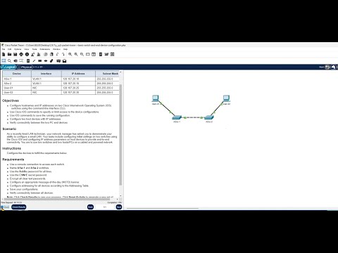 CCNA 1 Packet Tracer 2.9.1 بالعربي