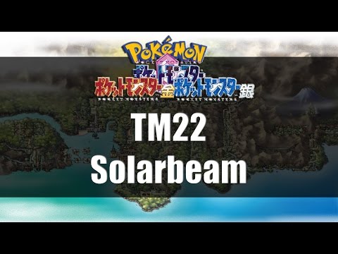 Pokemon Gold Silver & Crystal | Where to get TM22 Solar Beam