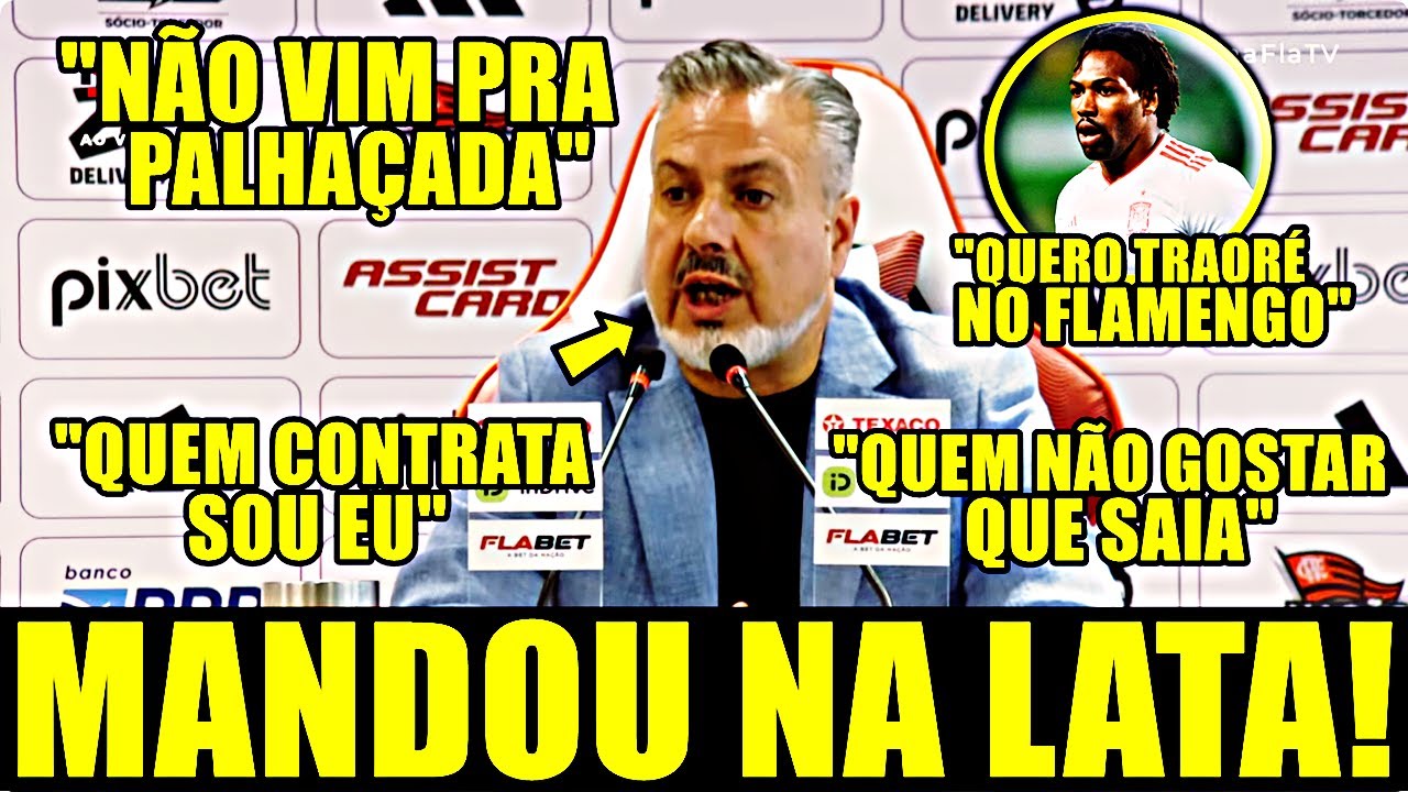 COLETIVA AO VIVO!! JOSÉ BOTO SOLTA BOMBA EM SUA APRESENTAÇÃO NO FLAMENGO!