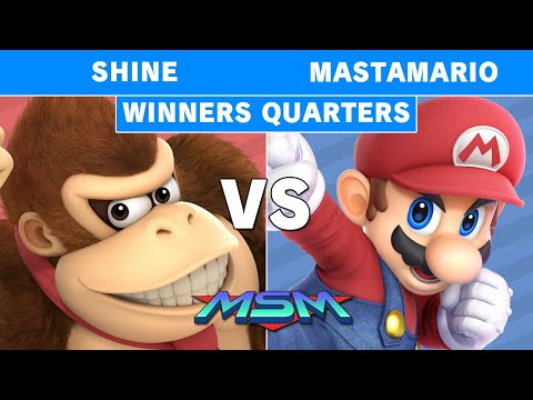 MSM 206 - Mazer | Shine (Donkey Kong, Pokemon Trainer) Vs POW | Mastamario (Mario) Winners Quarters