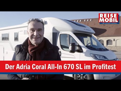 Der Adria Coral All-In 670 SL im Profitest von Reisemobil International