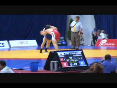 Takahiro Baba (JPN) dec. Tyler Lehmann (USA) 96 kg men's freestyle at Junior Worlds
