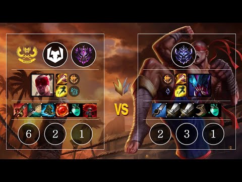 GAM Zeros Lee Sin vs Rek'Sai Jungle - KR Master Patch 10.1