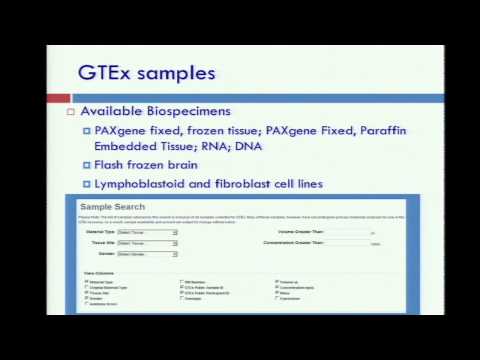 GTEx Project Update - Simona Volpi