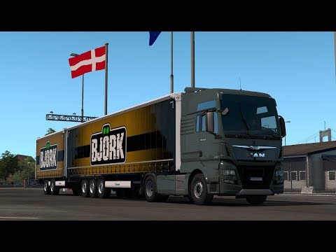 ETS 2 1.35 - MAN TGX 18.520 - Trip: Växjö - Aalborg