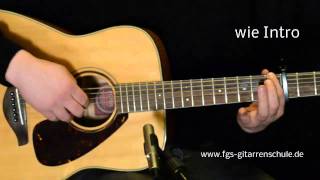 Michael Schulte - Carry me home Guitar Lesson mit Chords