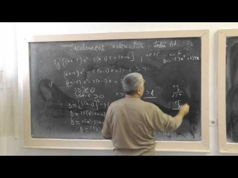 Lectia BAC 39 - Domeniul de definitie pentru functia logaritm