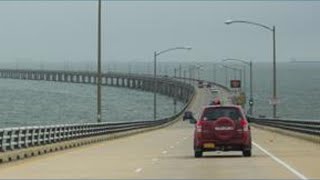 Different wind restrictions on the Chesapeake Bay Bridge-Tunnel #shorts #traffic #757
