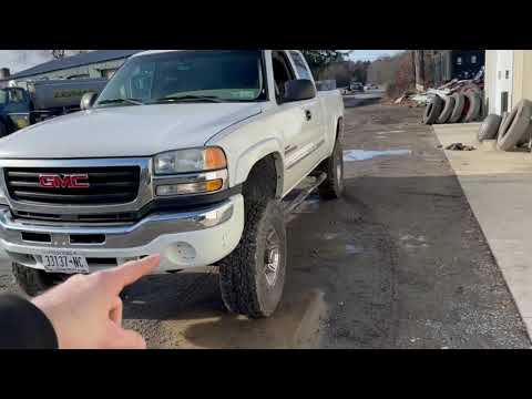 GMC SIERRA 2500HD solid axle swap SAS overview. 60k mile LB7 duramax