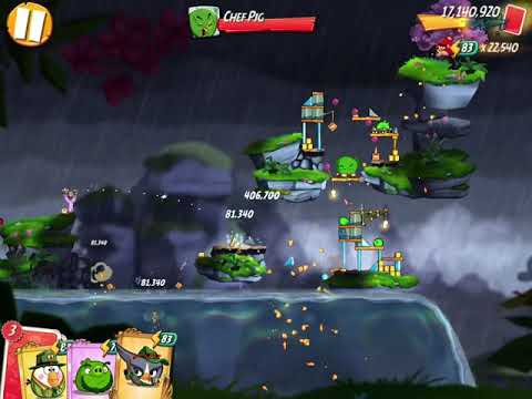 Angry Birds 2 - Map Level 486 - boss room