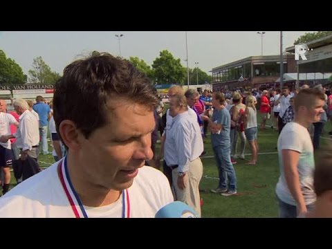 Jeroen Rijsdijk na afloop van Excelsior Maassluis - FC Lienden