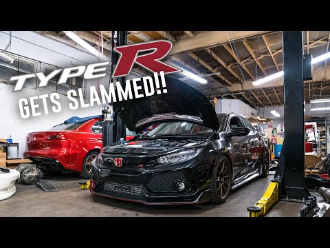 INSTALLING COILOVERS ON THE 2018 TYPE R!
