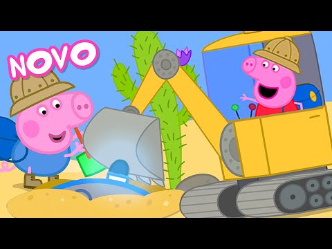 Capa de Peppa Pig Português Brasil | Resgate do Carro de Polícia | NOVO Contos da Peppa Pig