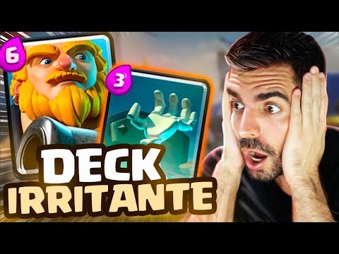 USEI UM DOS DECKS MAIS IRRITANTES DO CLASH ROYALE!