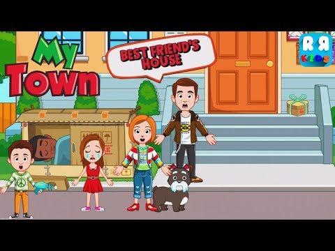 My Town : Best Friend's House - The Family Meet Homeless man - YouTube