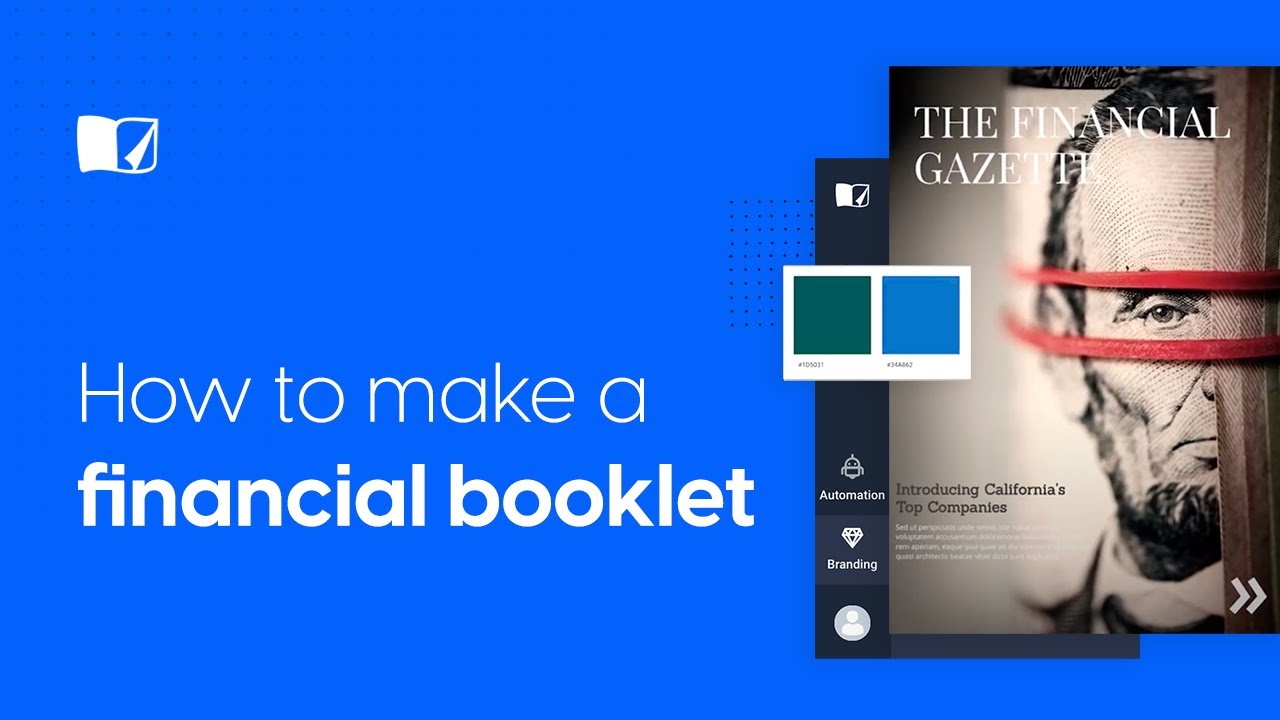 How to Make a Financial Booklet | Flipsnack.com