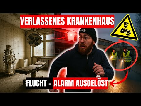LOST PLACE // SECURITY OPERATION in the ABANDONED HOSPITAL 🏥😱 ALARM 🚨 goes ON and POWER ⚡️WORKS