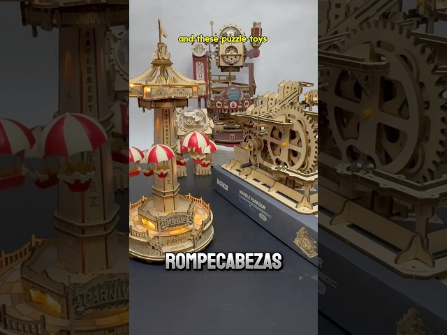 Vídeo relacionado con qollorette Maquetas para Construir Adultos, Hombre, Niño, Puzzle 3D Madera Modelismo Maquetas - Juguetes DIY Rompecabezas Robot para Montar Madera