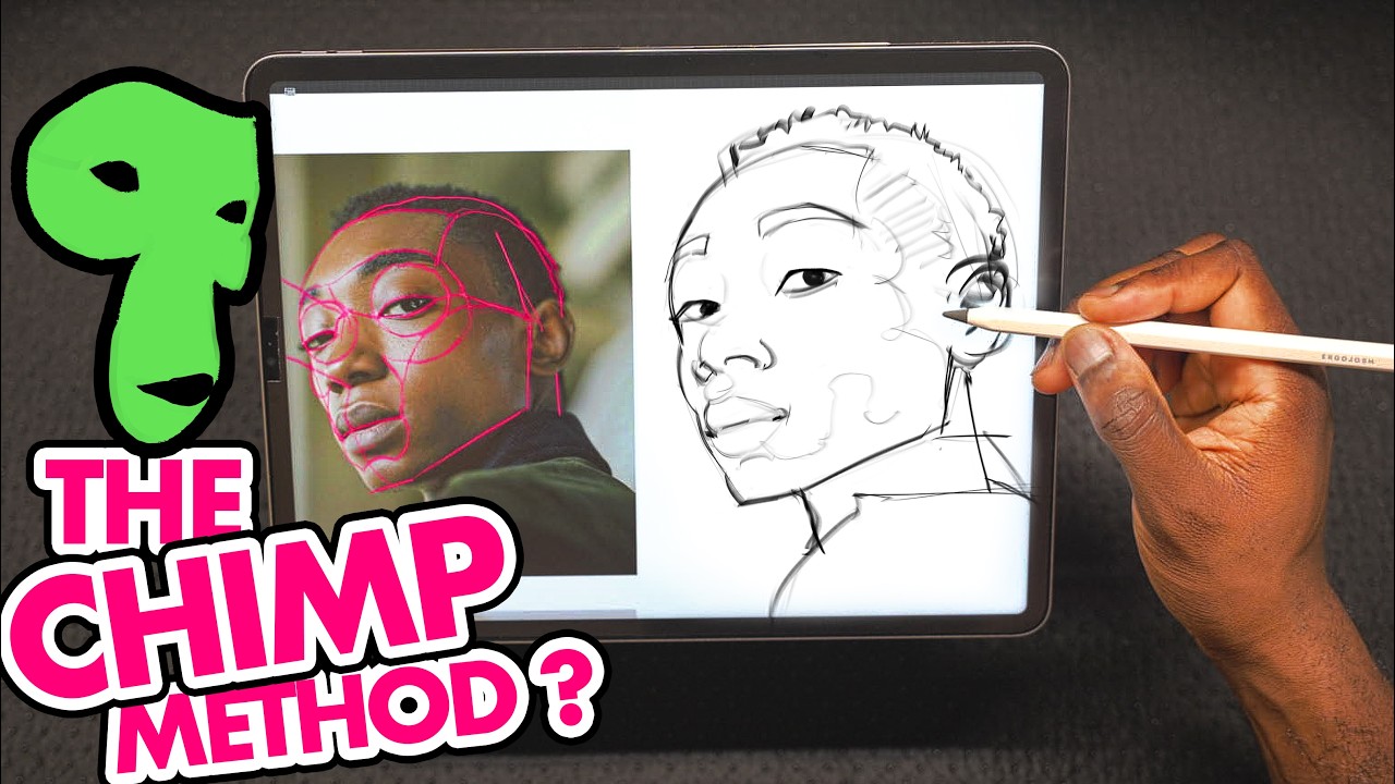 DRAW FACES EASILY - My Stylized Portrait Drawing Method Explained! [Step-By-Step]