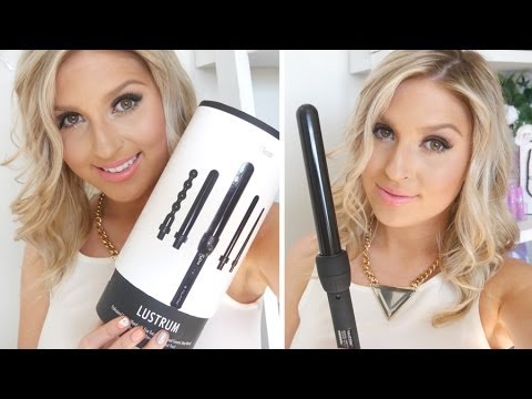 Hair Tutorial & Review ♡ My Fast Go-To Textured Waves Hair Style! NuMe Lustrum Set Video