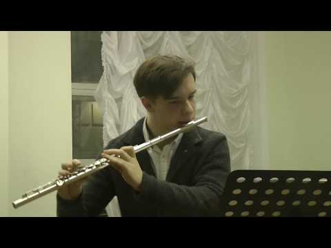 Daniil Rumiantsev - J.S. Bach: Partita in A minor for solo flute BWV 1013 (1st mvt & 2nd mvt)