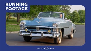 Stellantis North America 1951 Chrysler New Yorker Convertible Running Footage