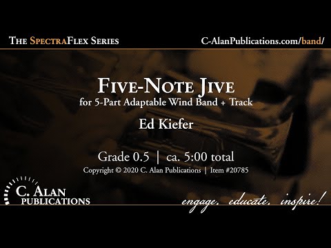 Five-Note Jive (5-Part Flex Band Gr. 0.5) - Ed Kiefer