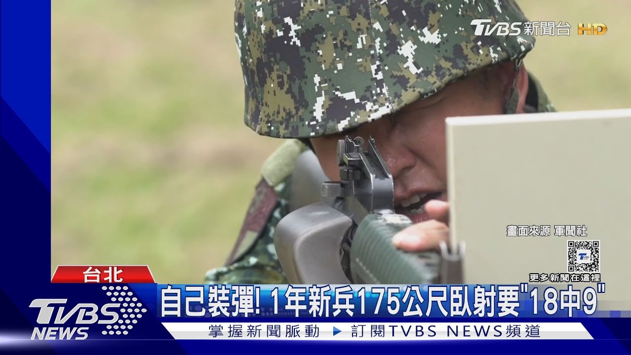打不準就禁假? 義務役實彈射擊需「18中9」