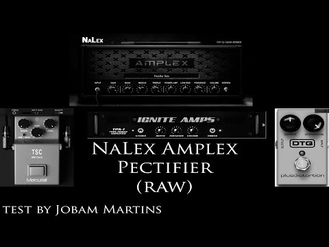 NaLex Amplex Pectifier raw(Mesa boogie dual rectifier) test - by Jobam Martins