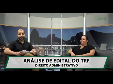 Análise do Edital do TRF 2ª Região - Direito Administrativo