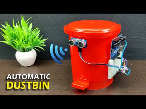 How To Make An Automatic Object Sensing Dustbin|| Smart Dustbin|| Automatic Dustbin #smartdustbin