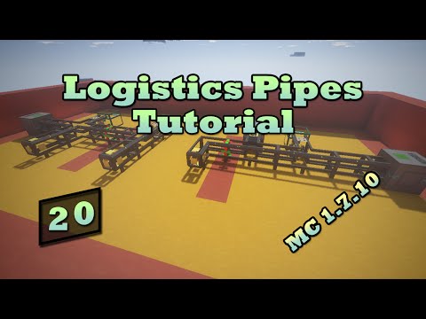 Logistics Pipes Tutorial - #20 - Firewall Pipe