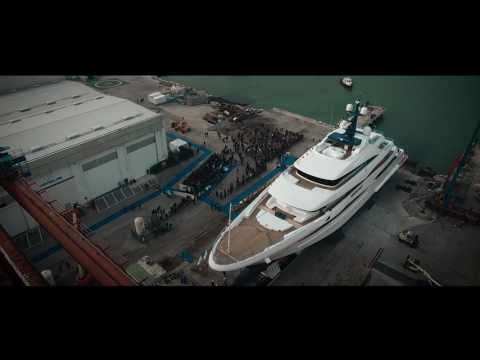 Luxury Superyacht - The launch of CRN 74m M/Y Cloud9 Full Version
