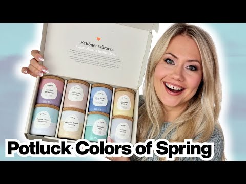 UNFASSBAR SCHÖN! 😍 Die neue Potluck Colors of Spring Edition 2026 ist da! Bestseller Gewürze! 