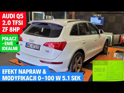 Audi Q5 2.0 TFSi 0-100km/h w 5.1 sek - Metamorfoza w Coobcio Garage 350KM a Szybsze jak S4 S5 i SQ5