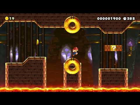 W5-Castle: Lemmy's Bouncy Castle by GameBoy43 🍄 Super Mario Maker 2 😶 No Commentary　#acr