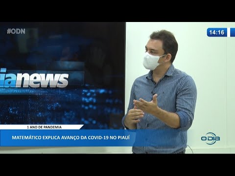 Matemático explica avanço da Covid-19 no Piauí 19 03 2021