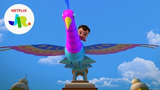 The Beautiful Bird Kite Chase 🦚 Mighty Little Bheem: Kite Festival | Netflix Jr