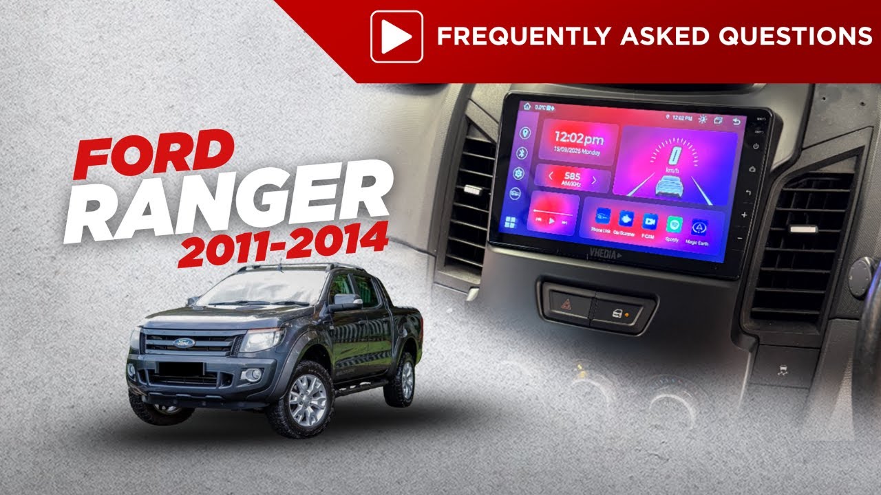 Ford Ranger Head Unit 2011-2014 PX1 - VHEDIA