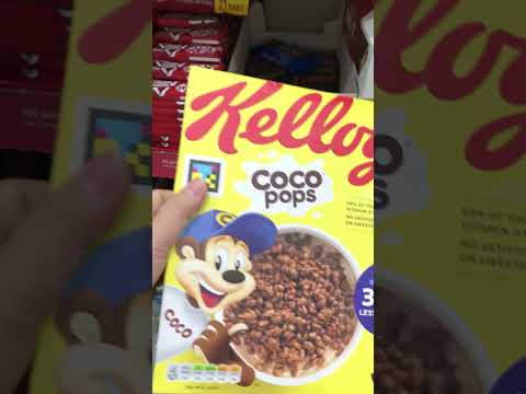 KELLOGG’S COCO POPS 30% LESS SUGAR #shorts #short #kelloggs #cocopops #pops #kidsfavorite #chocolate