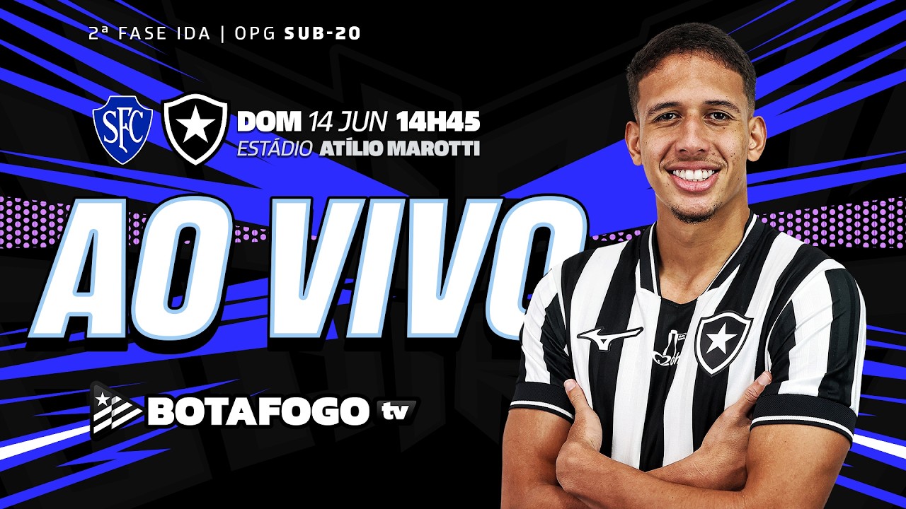 AO VIVO | Botafogo enfrenta o Serrano no jogo de ida da 2ª fase do OPG Sub-20