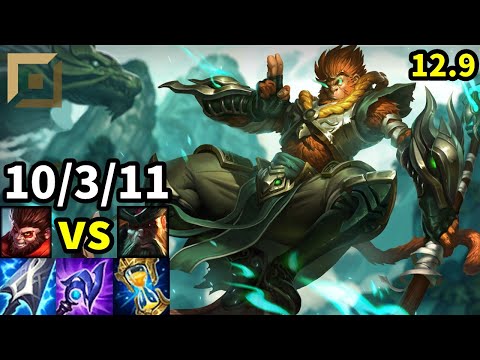 Wukong Top vs Gangplank - EUW Master | Patch 12.9