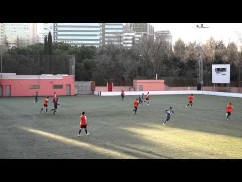 C.F. LICEO SPORT "A" 0-3 A.D. SPORTING HORTALEZA "C" 1ª parte Futbol 25/01/2015
