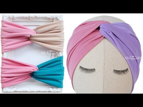 How to Make Twist Turban Headband - Twisted Headband...